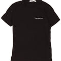 Calvin Klein Jeans Mens Graphic T-Shirt Top Medium Black Cotton