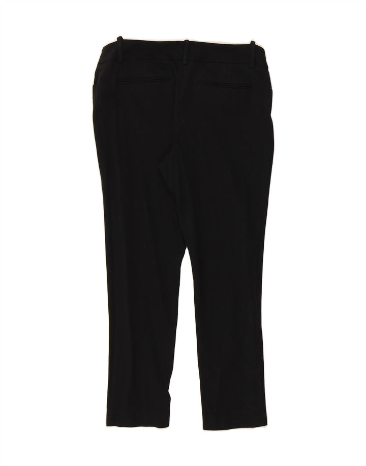 MOSSIMO Womens Slim Cropped Trousers US 10 Large W30 L26 Black Cotton Vintage Mossimo and Second-Hand Mossimo from Messina Hembry 