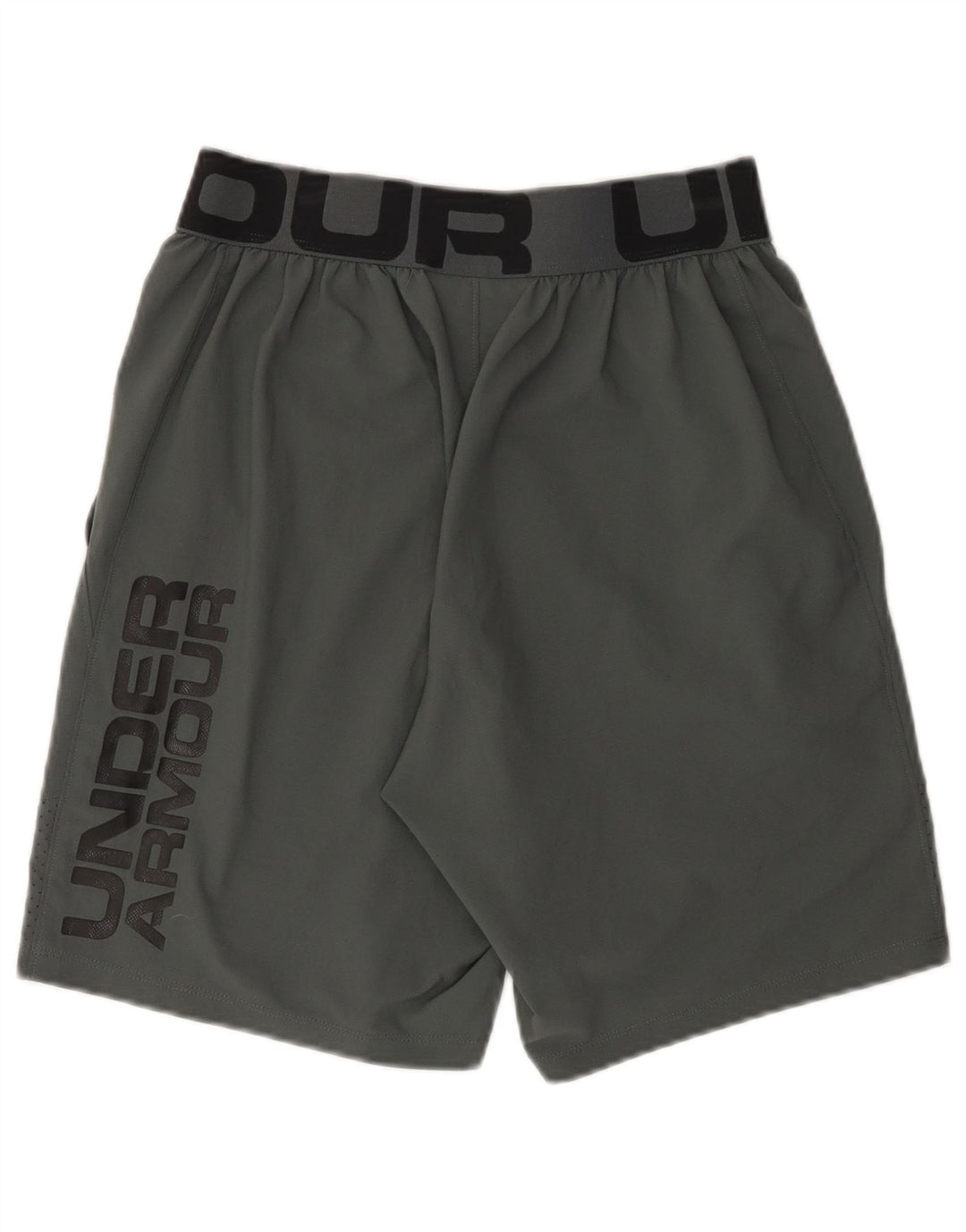 Under Armour Mens Fitted Graphic Sport Shorts Small Grey