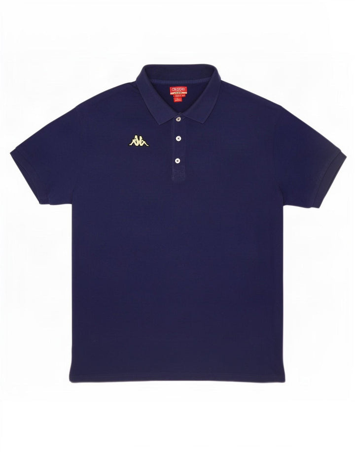 Kappa Mens Polo Shirt 2XL Navy Blue