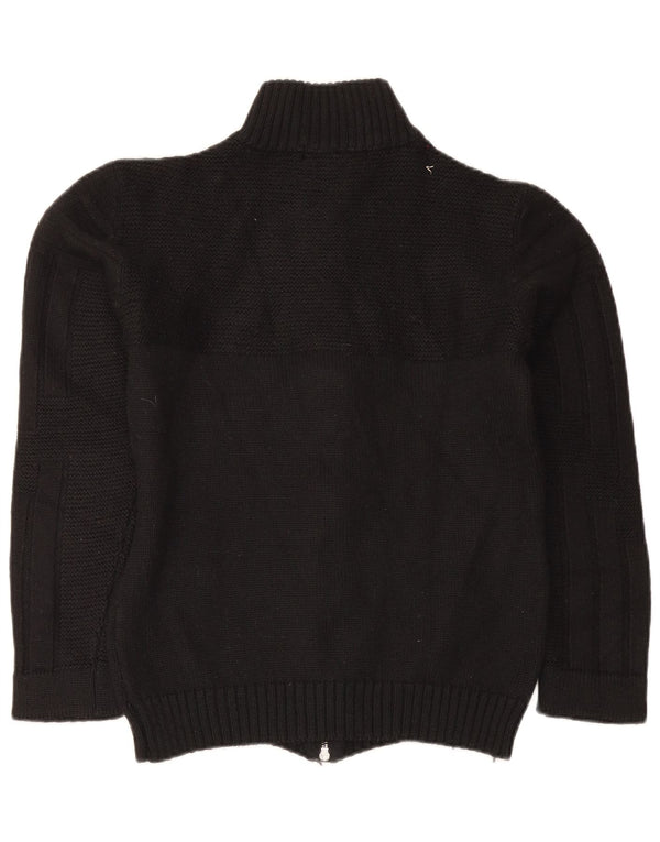 Liu Jo Mens Cardigan Sweater Large Black Merino Wool