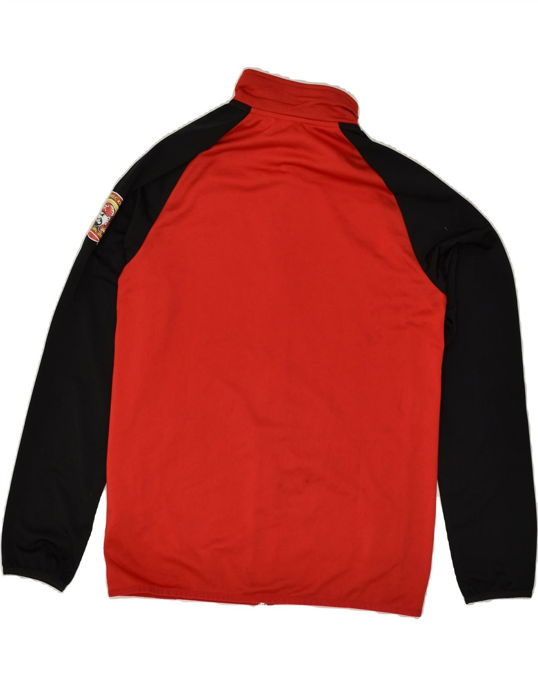 ADIDAS Boys Graphic Tracksuit Top Jacket 15-16 Years Red Colourblock | Vintage Adidas | Thrift | Second-Hand Adidas | Used Clothing | Messina Hembry 