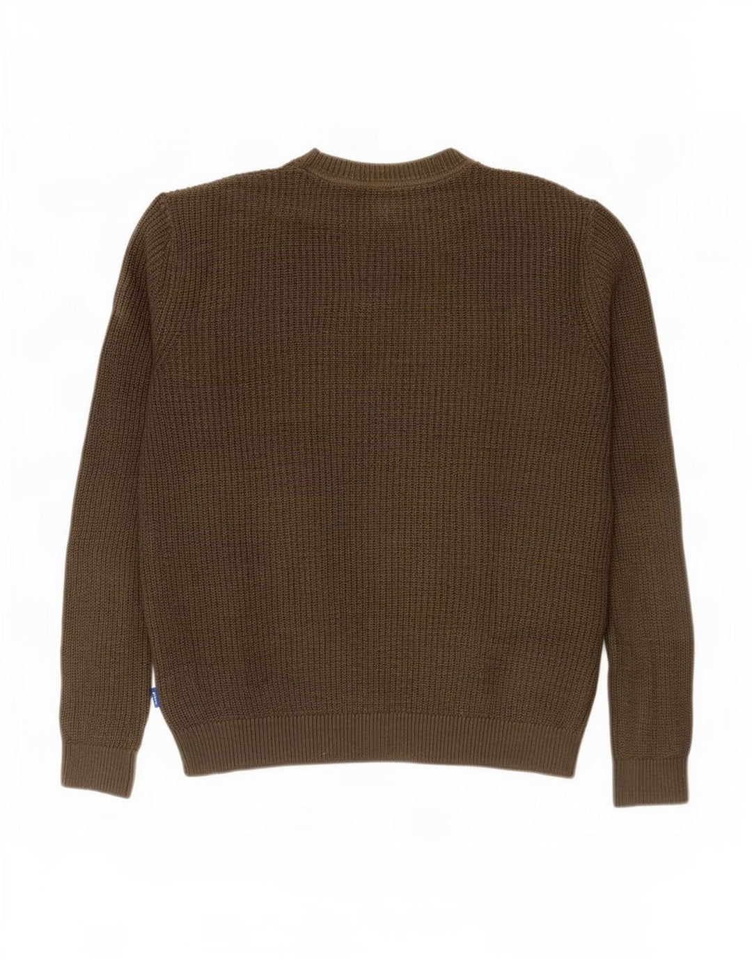 Jack & Jones Mens Crew Neck Jumper Sweater Medium Khaki Acrylic