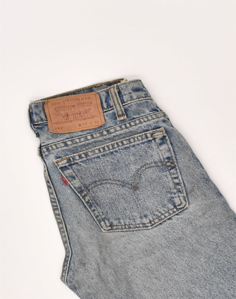 LEVI'S Mens 512 Slim Jeans W28 L32 Blue | Vintage Levi's | Thrift | Second-Hand Levi's | Used Clothing | Messina Hembry 