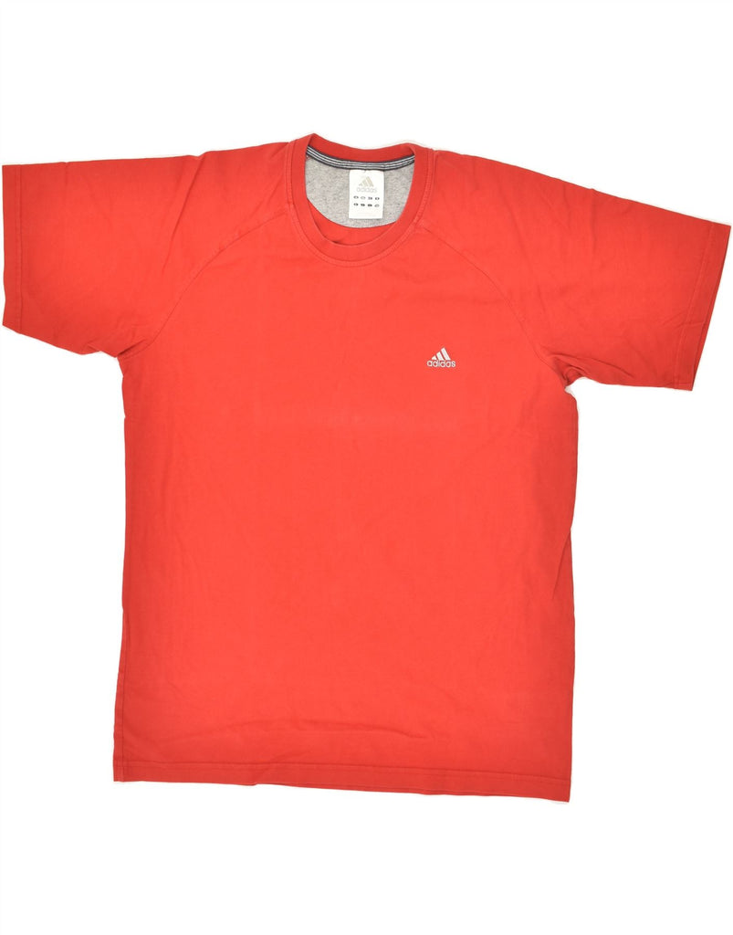 ADIDAS Mens T-Shirt Top Large Red Cotton | Vintage Adidas | Thrift | Second-Hand Adidas | Used Clothing | Messina Hembry 