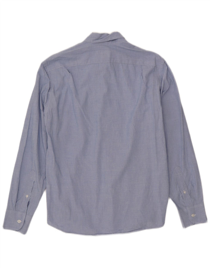 J. CREW Mens Flex Slim Shirt Small Blue Cotton