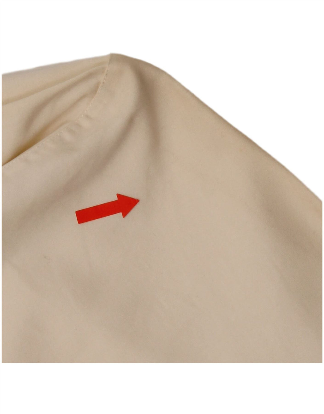 Trussardi Womens Shirt UK 10 Small Beige Cotton