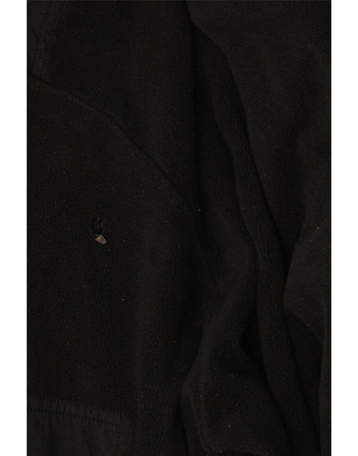 Nike Mens Zip Neck Fleece Jumper 2XL Black