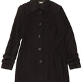 Guess By Marciano Womens Overcoat IT 44 Medium Black