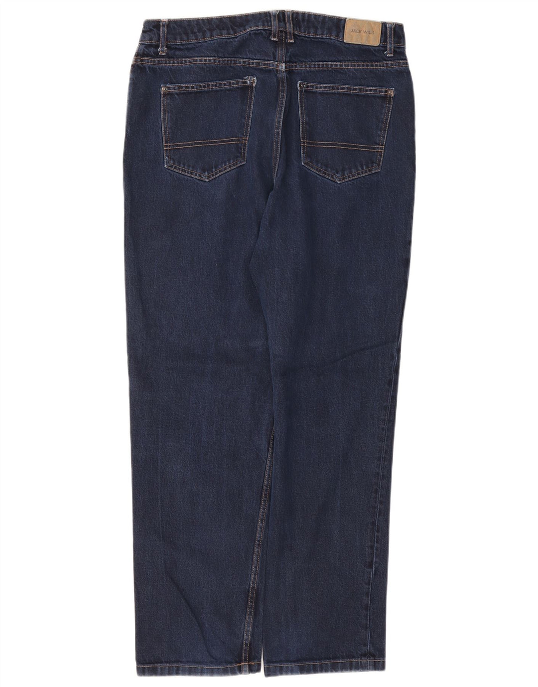 Jack Wills Mens Straight Jeans W34 L32 Navy Blue Cotton