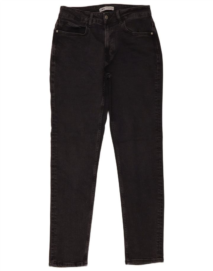 Zara Mens Slim Jeans EU 40 Medium W31 L31 Black Cotton