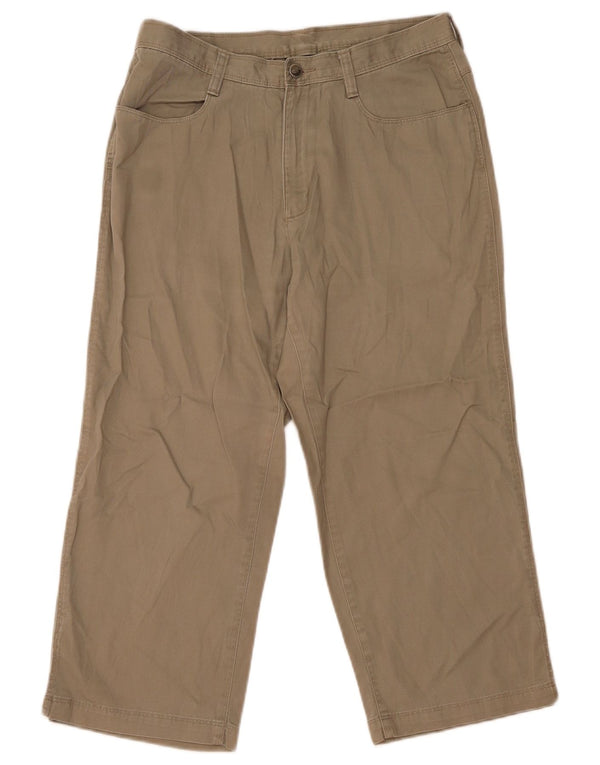 The North Face Womens Capri Trousers Large W32 L23 Beige Cotton