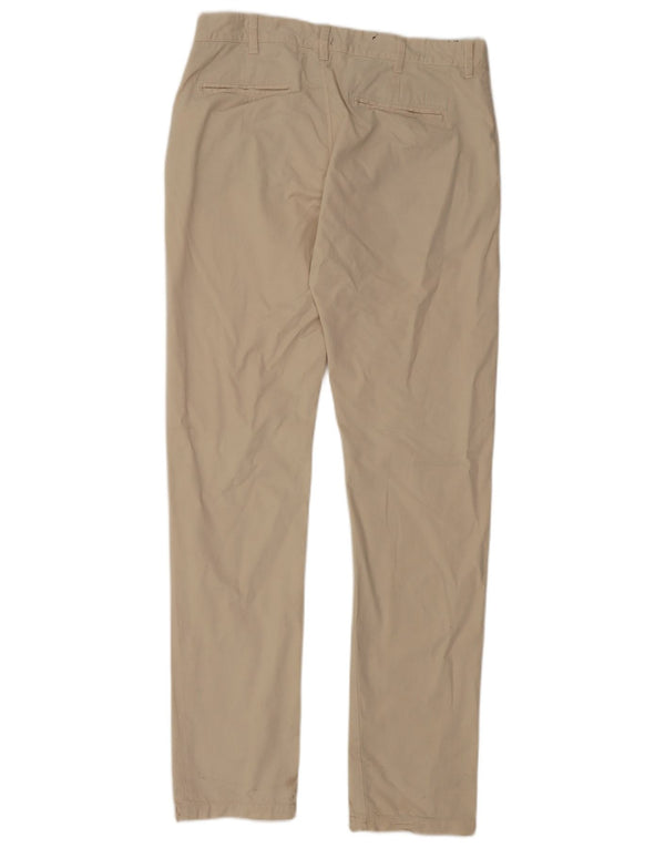 SUPERDRY Mens Slim Fit Chino Trousers W34 L34 Beige Cotton