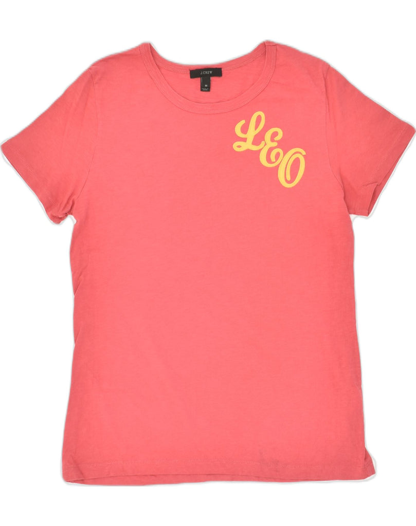 J. CREW Womens Graphic T-Shirt Top UK 14 Medium Pink | Vintage J. Crew | Thrift | Second-Hand J. Crew | Used Clothing | Messina Hembry 