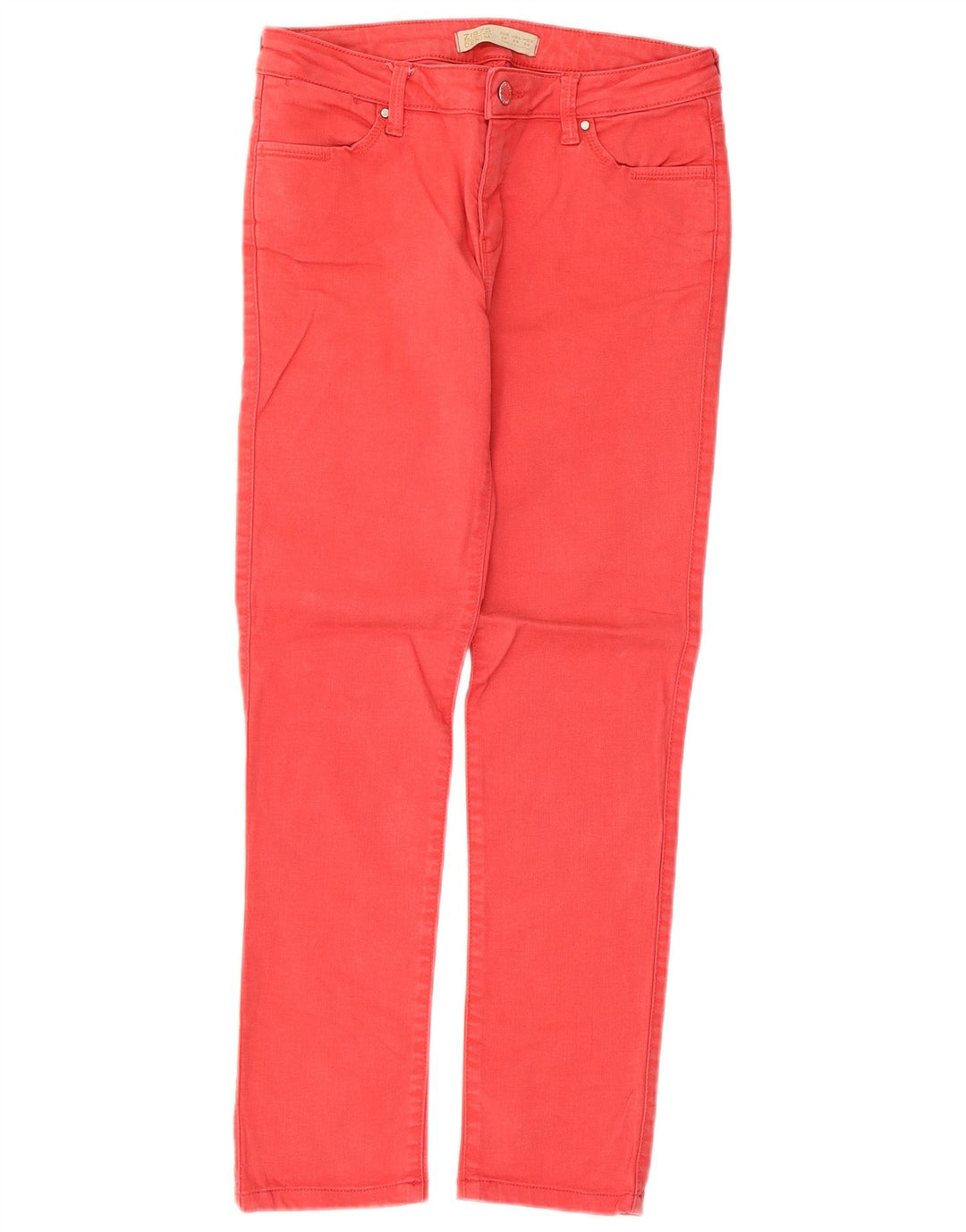 ZARA Womens Slim Jeans EU 38 Small W28 L26 Pink