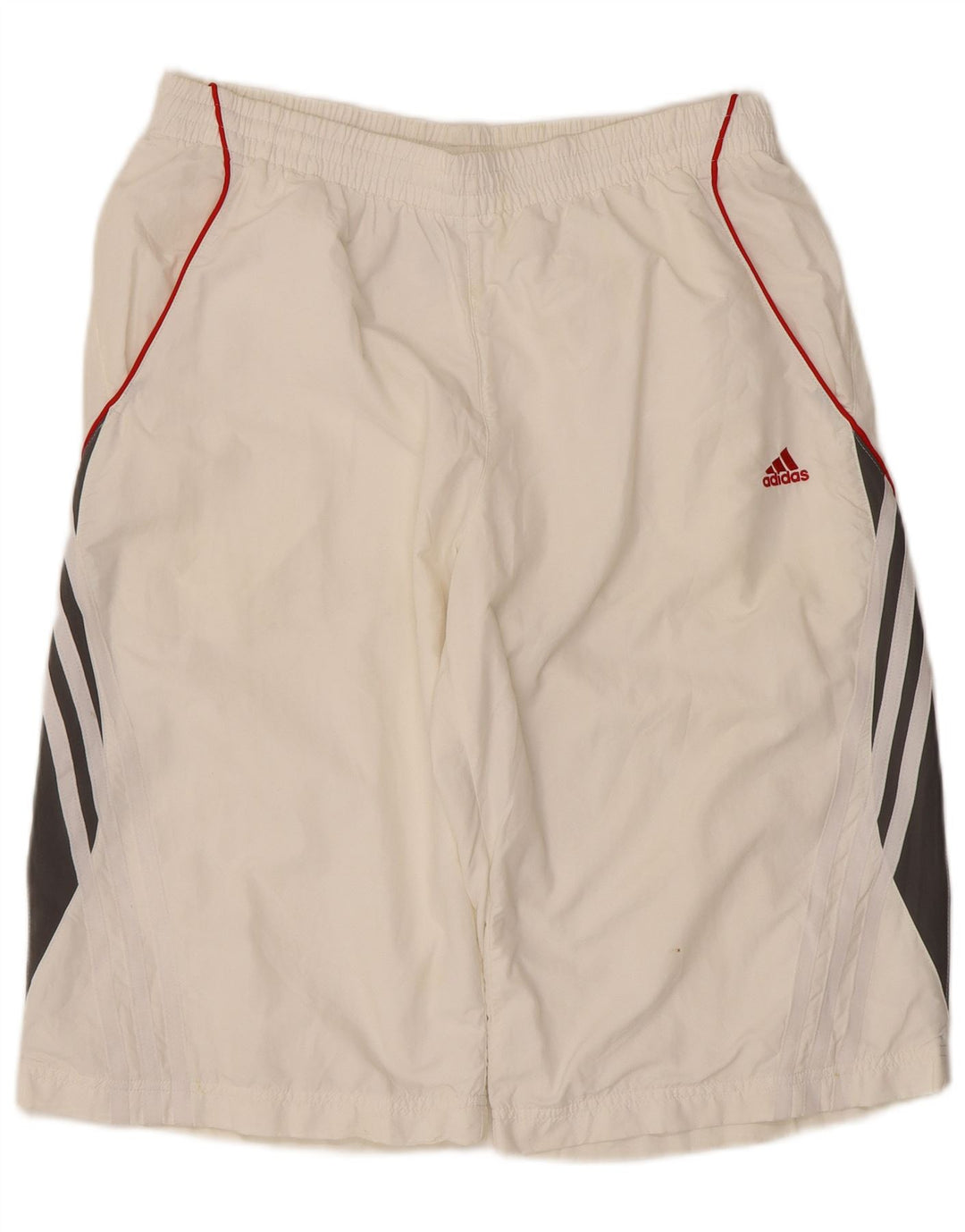 Adidas Mens Climalite Sport Shorts Medium  White Colourblock Polyester