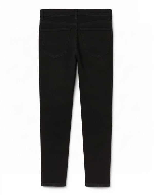 Topshop Womens Crop Skinny Jeans W28 L24 Black Cotton