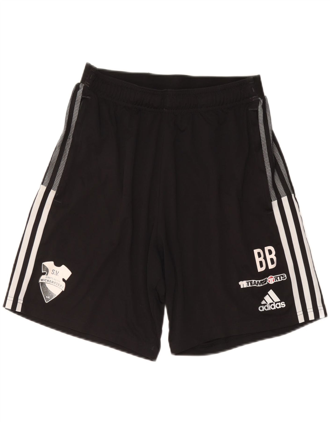 ADIDAS Mens Aeroready Graphic Sport Shorts Large  Black Polyester