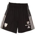 ADIDAS Mens Aeroready Graphic Sport Shorts Large  Black Polyester