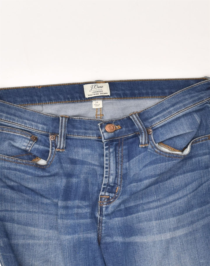 J. CREW Womens Lookout High Waist Skinny Jeans W29 L26 Blue Cotton | Vintage J. Crew | Thrift | Second-Hand J. Crew | Used Clothing | Messina Hembry 