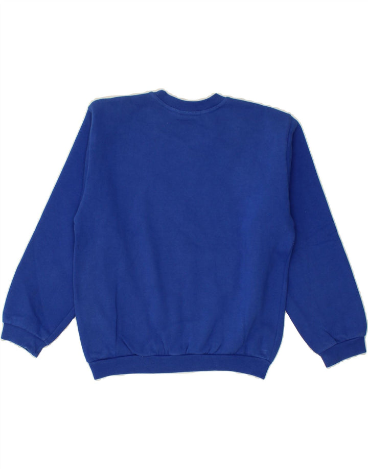 PUMA Boys Sweatshirt Jumper 9-10 Years Medium Blue Cotton Vintage Puma and Second-Hand Puma from Messina Hembry 
