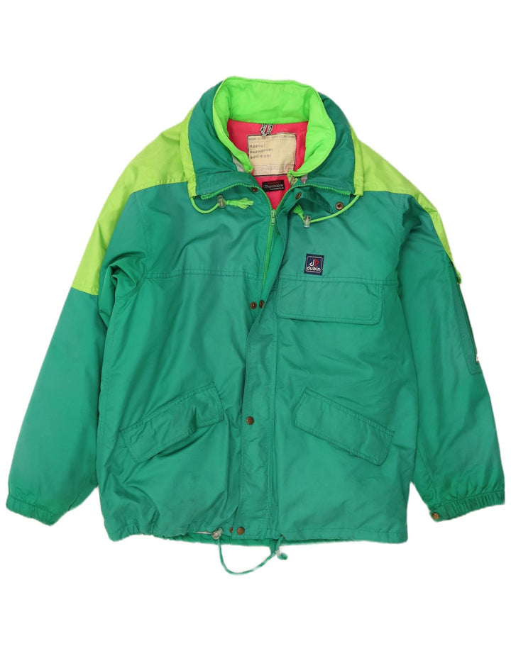 Dubin Mens Ski Jacket IT 50 Large Green Colourblock Polyester