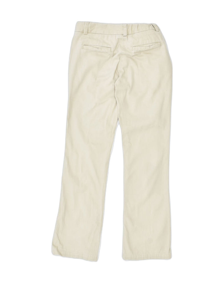 NAUTICA Girls Straight Casual Trousers 9-10 Years W22 L26 Beige Cotton | Vintage Nautica | Thrift | Second-Hand Nautica | Used Clothing | Messina Hembry 