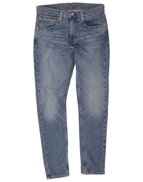 Levi's Mens Tapered Skinny Jeans W32 L30 Blue Cotton