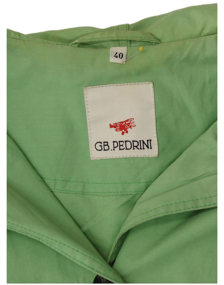 GB.PEDRINI Womens Hooded Oversized Utility Jacket IT 40 Small Green