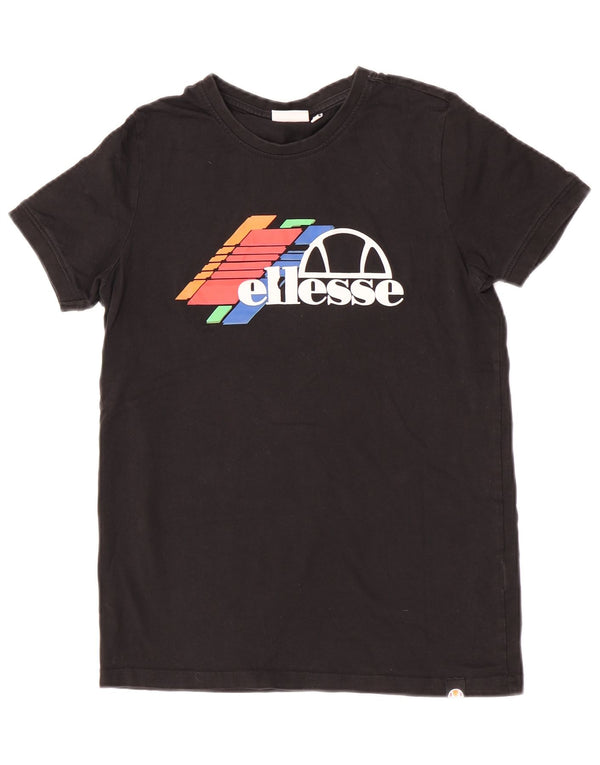 Ellesse Boys Graphic Graphic T-Shirt Top 13-14 Years Black