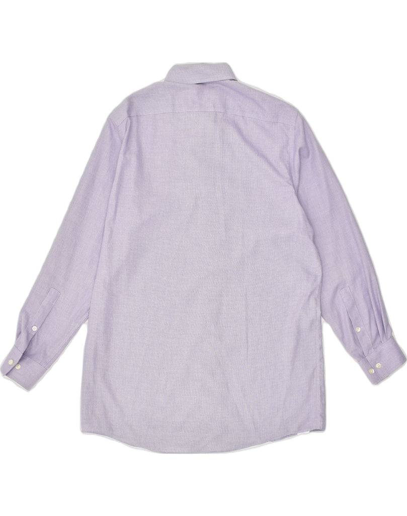 MICHAEL KORS Mens Regular Fit Shirt Medium Purple Chevron Cotton | Vintage Michael Kors | Thrift | Second-Hand Michael Kors | Used Clothing | Messina Hembry 