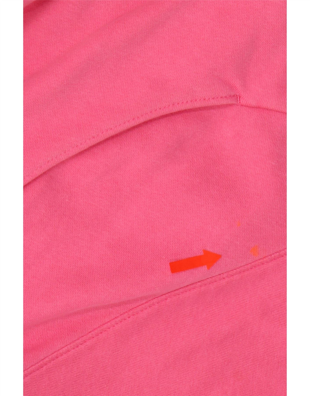 NIKE Womens Crop Oversized Zip Hoodie Sweater UK 14 Medium Pink Cotton Vintage Nike and Second-Hand Nike from Messina Hembry 