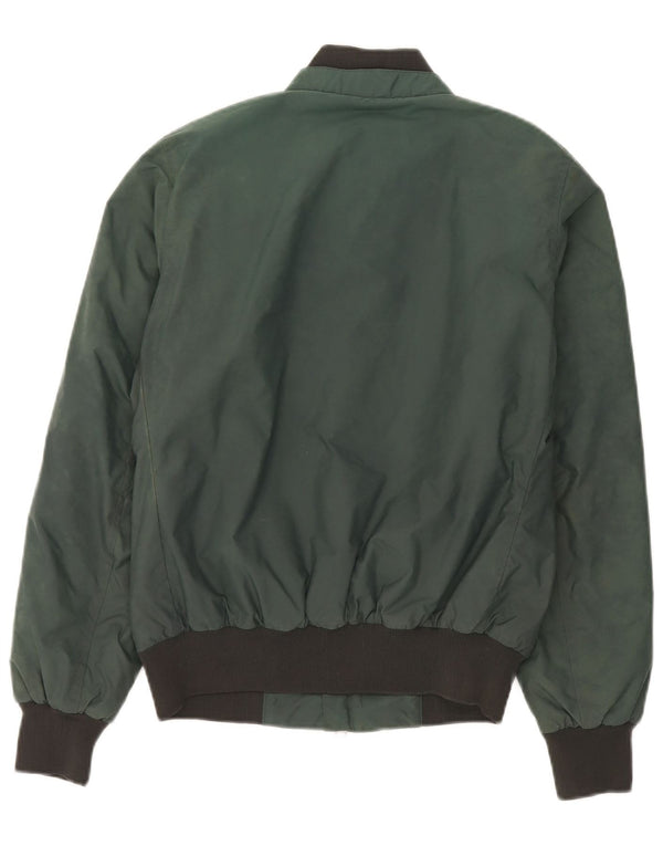 North Sails Mens Bomber Windbreaker Jacket UK 38 Medium Green Polyamide