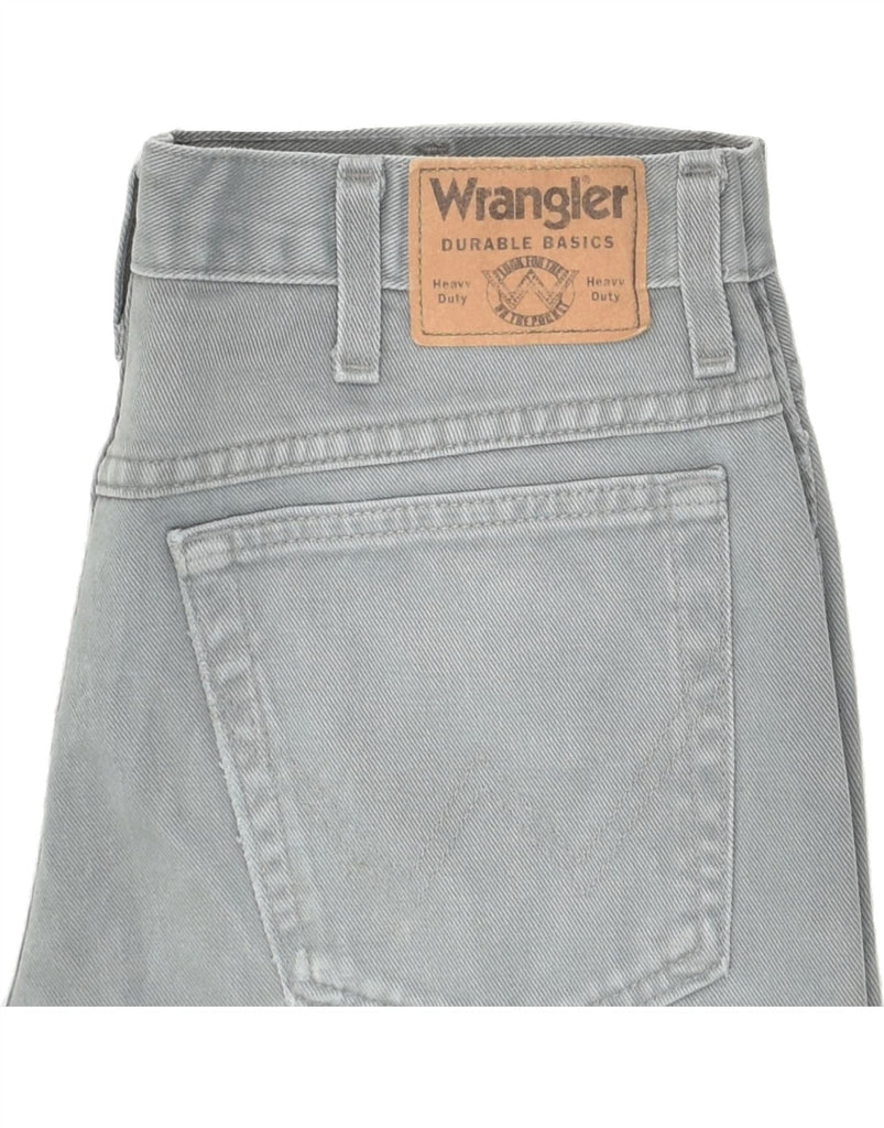 WRANGLER Mens Regular Straight Jeans W33 L32 Grey Cotton Vintage Wrangler and Second-Hand Wrangler from Messina Hembry 