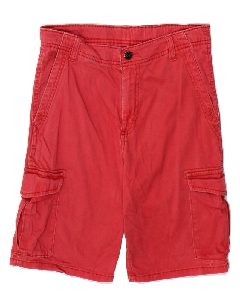 WRANGLER Boys Cargo Shorts 15-16 Years W26  Red Cotton | Vintage Wrangler | Thrift | Second-Hand Wrangler | Used Clothing | Messina Hembry 