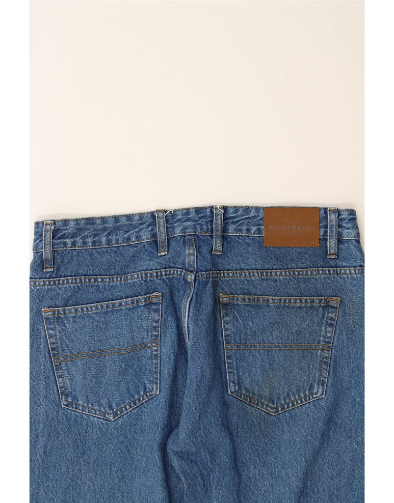 FORGE Mens Straight Jeans W34 L28  Blue Cotton Vintage Forge and Second-Hand Forge from Messina Hembry 