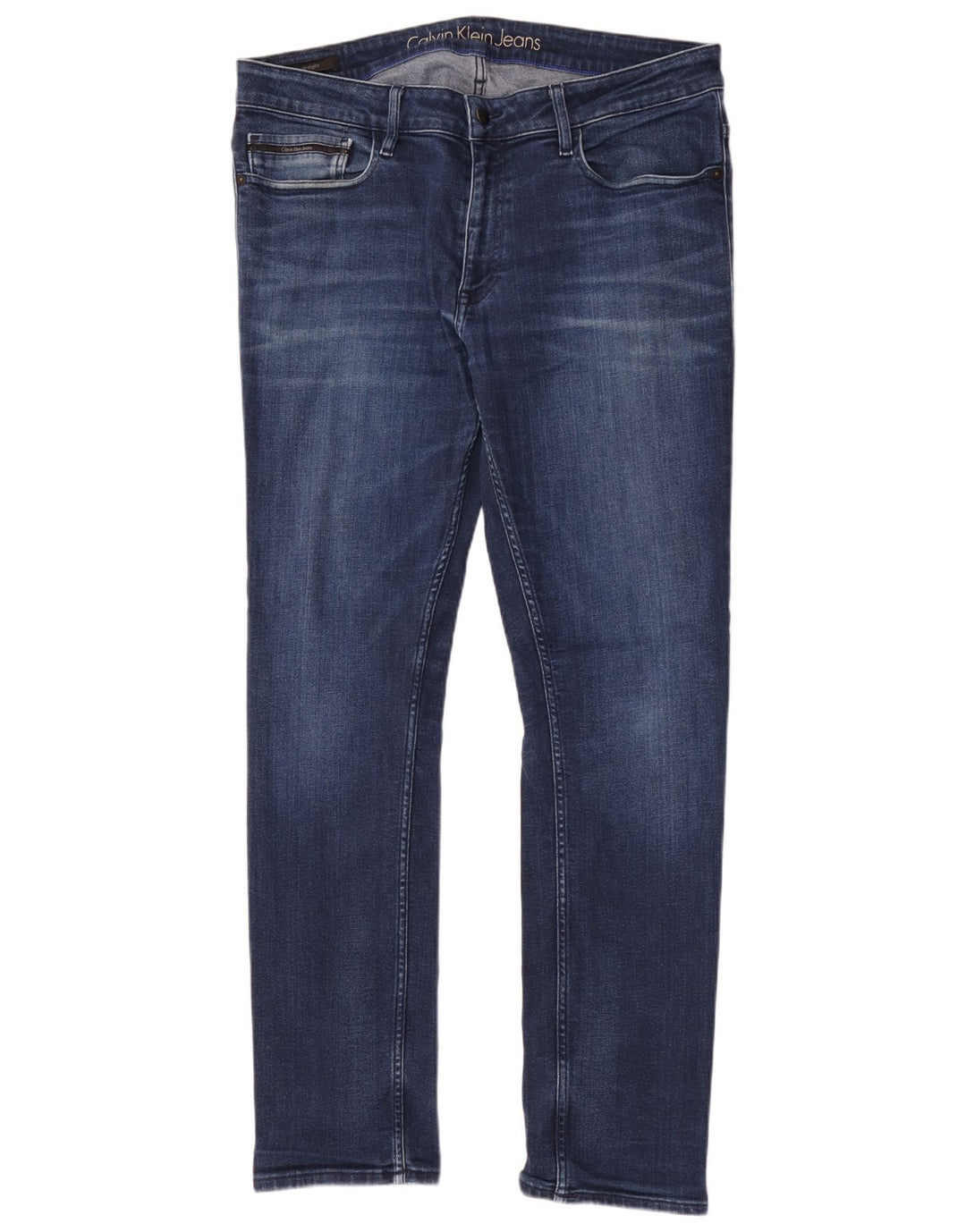 Calvin Klein Mens Slim Jeans W36 L32 Blue