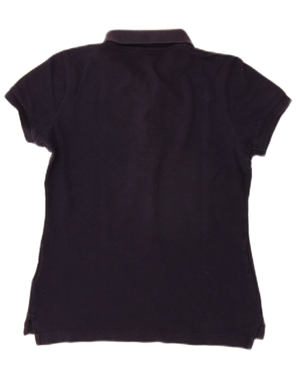 Ralph Lauren Womens The Skinny Polo Polo Shirt UK 6 XS Navy Blue Cotton