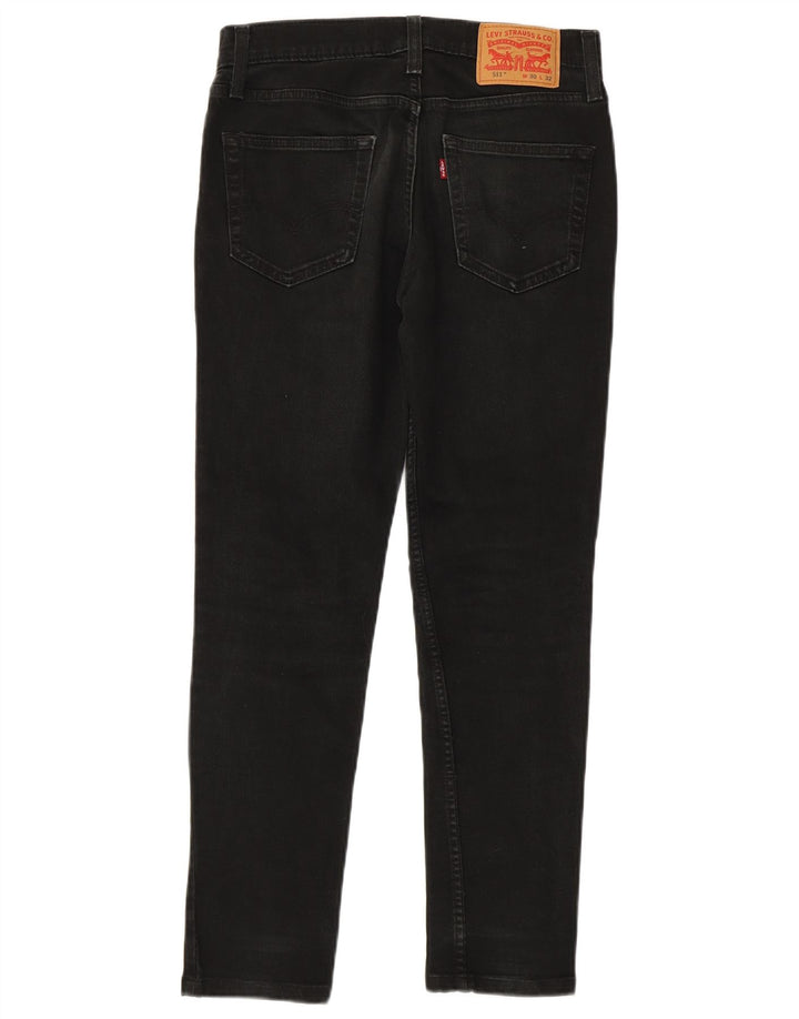 Levi's Mens 511 Slim Jeans W30 L29 Black Cotton