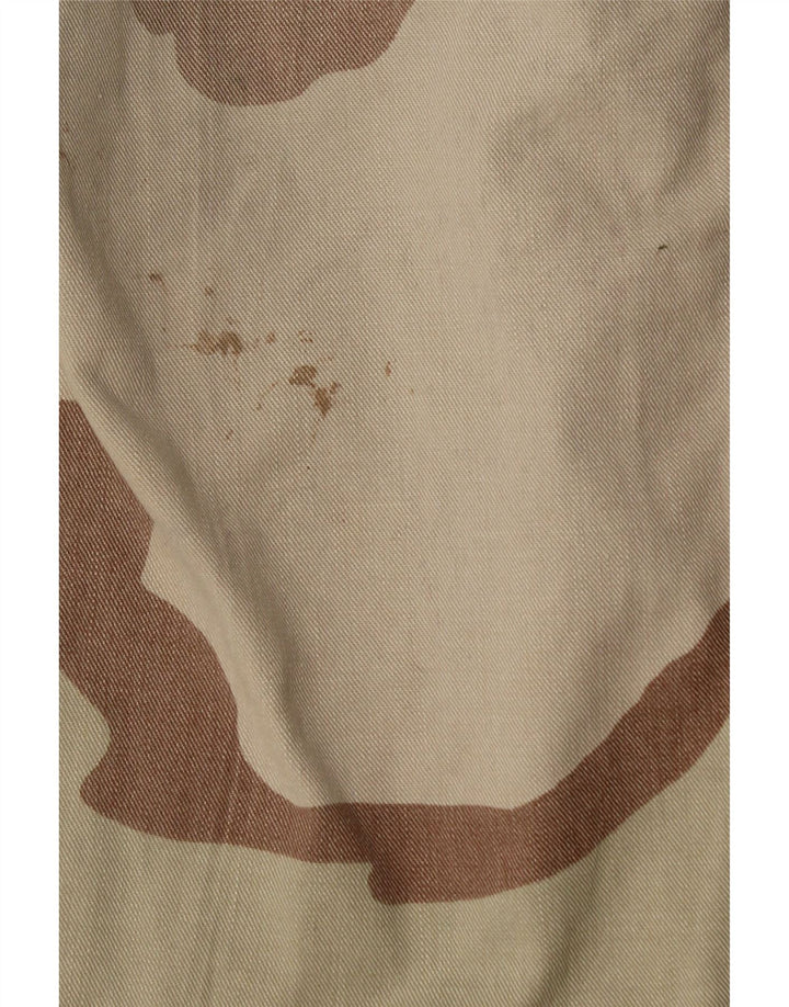 Vintage Mens Regular Fit Cargo Trousers Medium W34  L31 Beige Camouflage