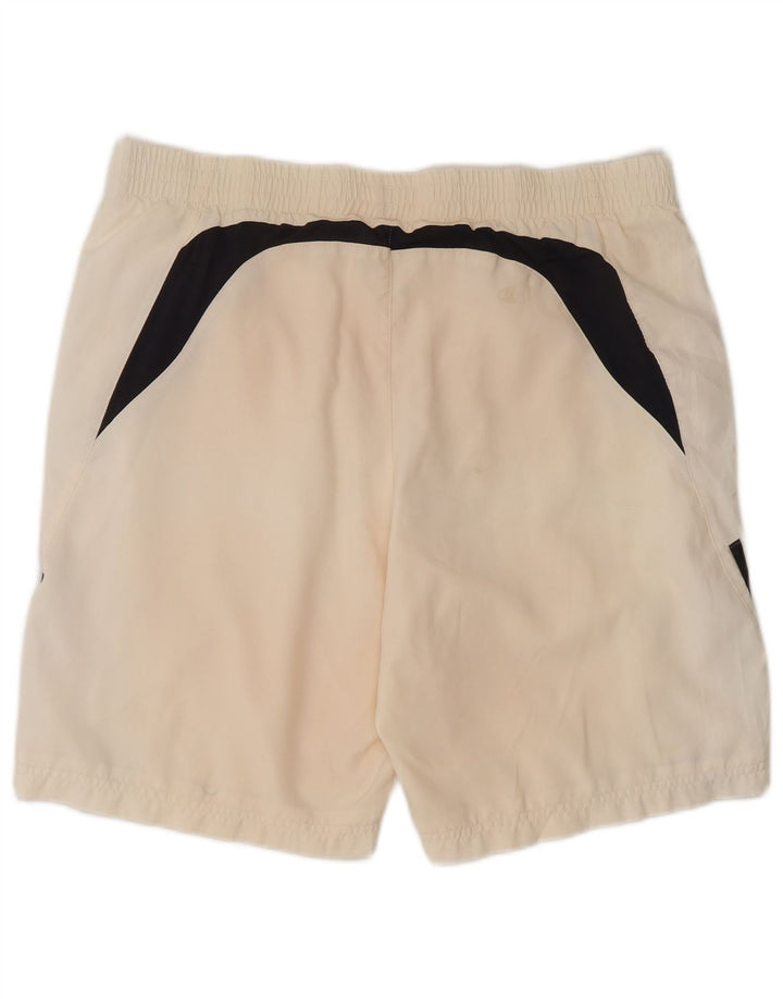 ADIDAS Mens Clima 365 Sport Shorts Small  Off White Polyester