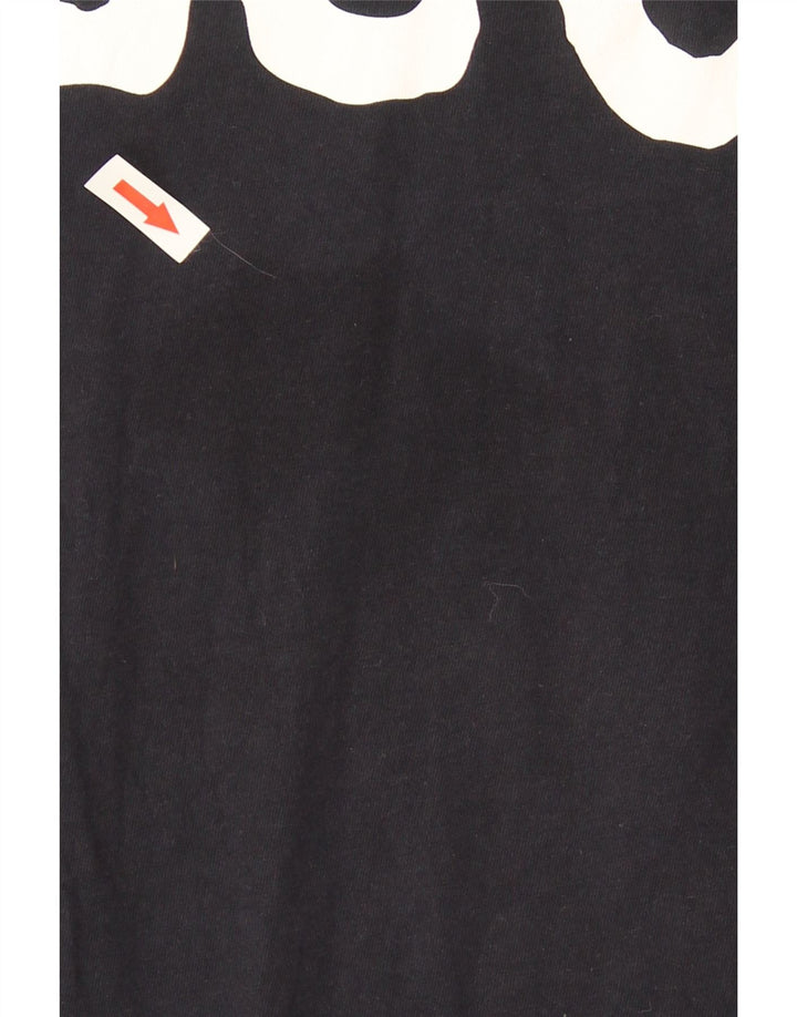 Lee Mens Graphic T-Shirt Top Large Navy Blue Cotton