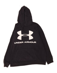 UNDER ARMOUR Mens Graphic Hoodie Jumper 3XL Navy Blue