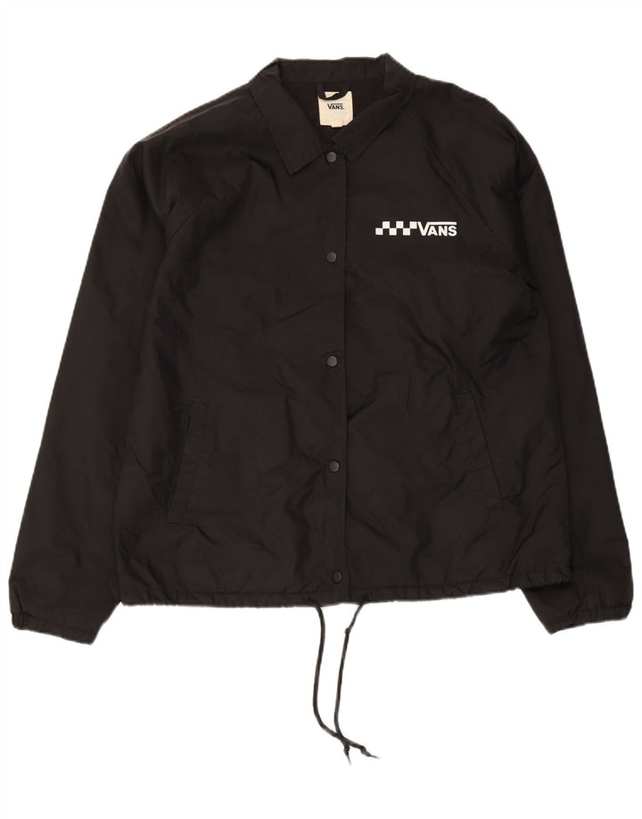 Vans Womens Rain Jacket UK 16 Large Black Nylon