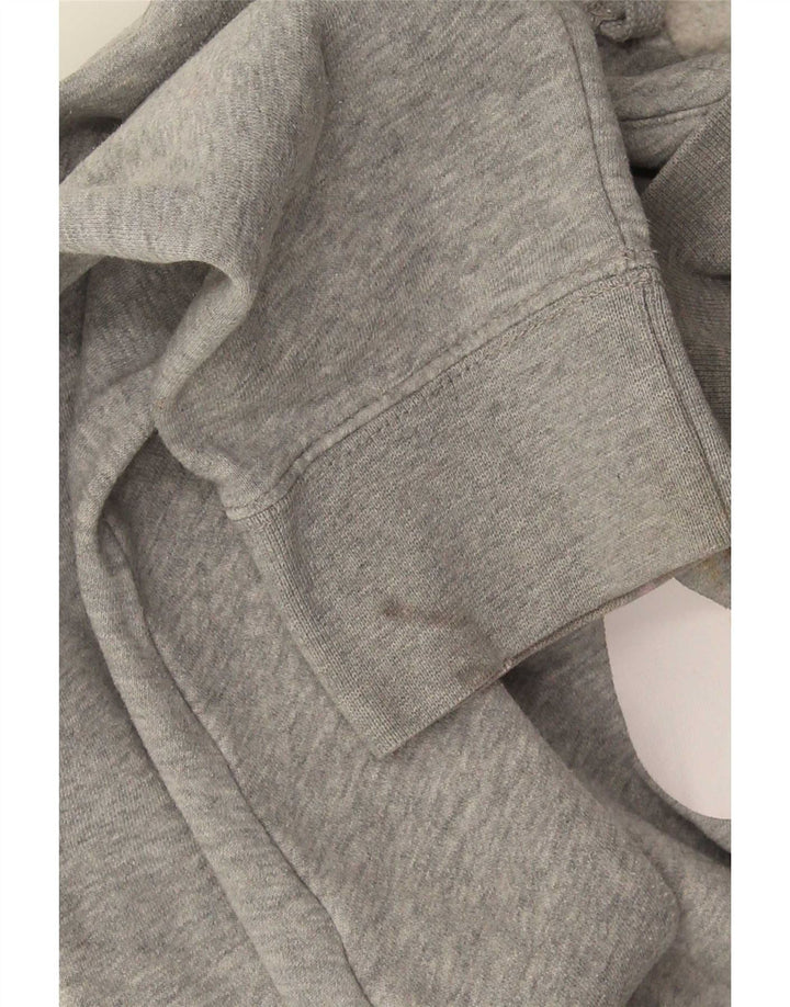 Nike Mens Graphic Hoodie Jumper XL Grey Cotton