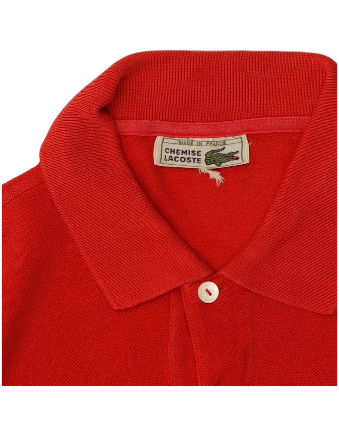 LACOSTE Mens Polo Shirt Small Red
