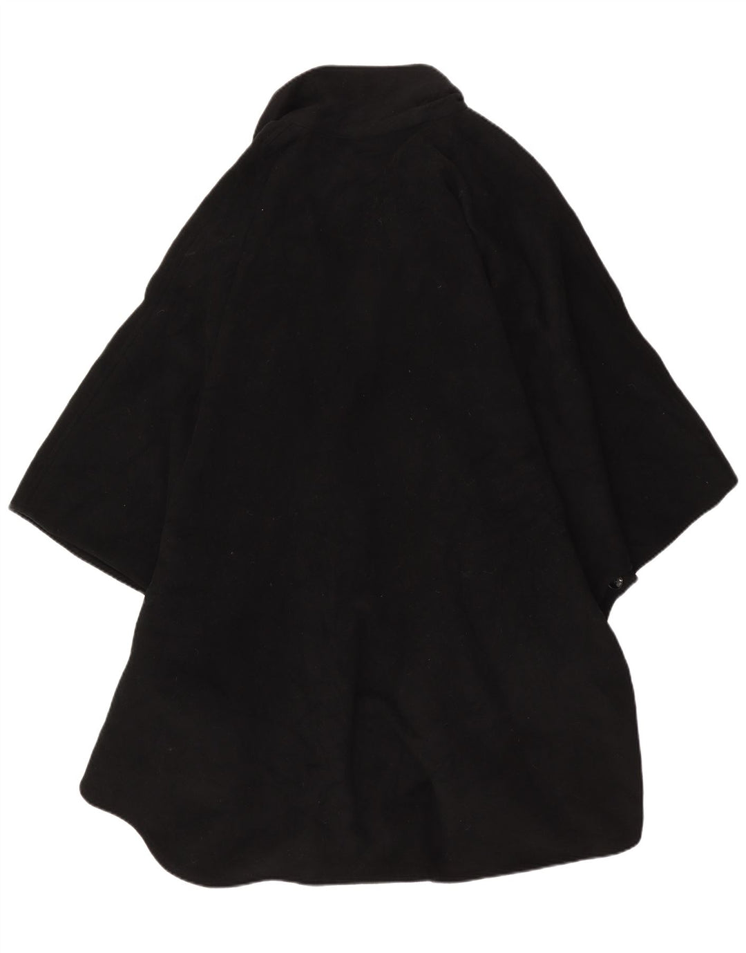 Sportstaff Womens Poncho Coat One Size Black Wool