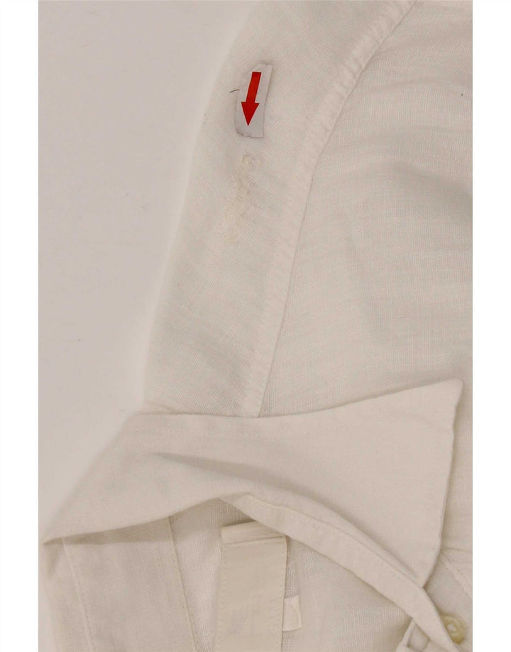 Etro Mens Shirt 2XL White Linen