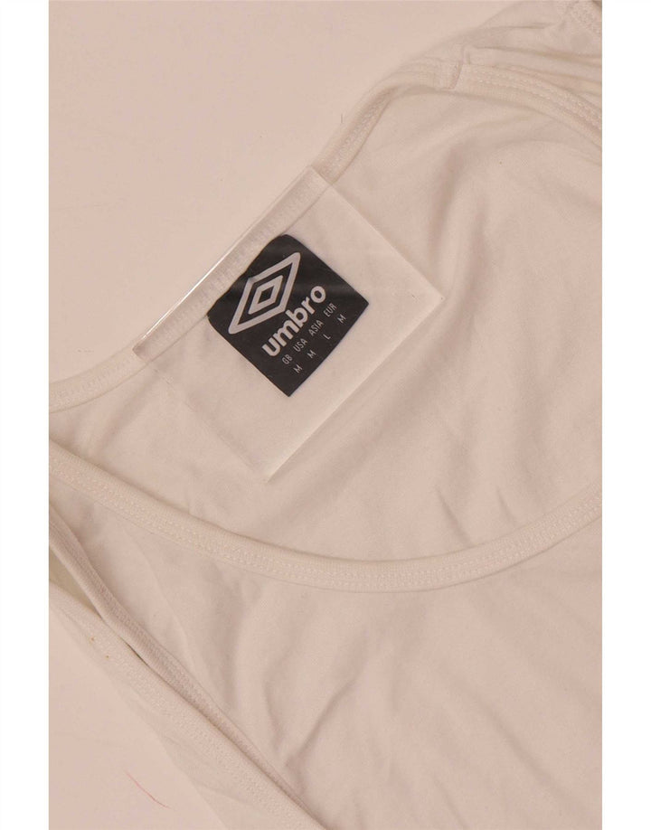 Umbro Mens Graphic Vest Top Medium White