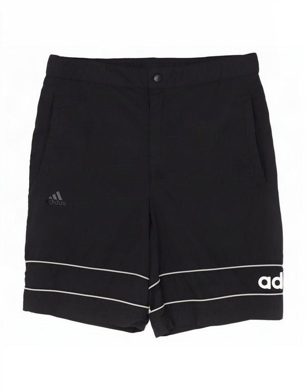 Adidas Mens Graphic Casual Shorts W32 Medium Black Polyester
